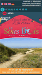 Mobile Screenshot of nl.camping-lesousbois-oleron.com